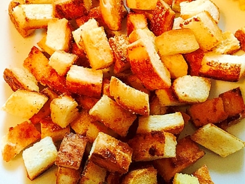 パンの耳できな粉味ラスク